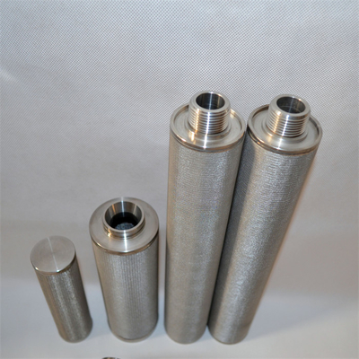 Pollice del filtro 1 1/2 dal metallo sinterizzato serie di Pss fuori della lunghezza a 10 pollici 2um 50 PSI