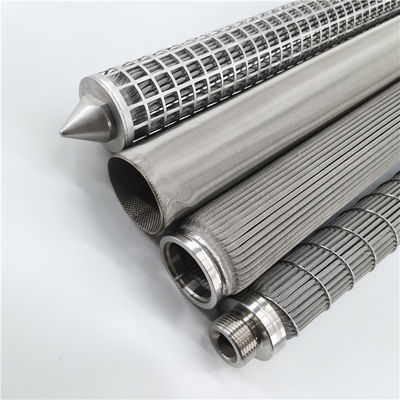 70 filtrazione di plastica d'acciaio di produzione della fibra del filtro a candela del micron 316