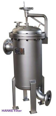 Alloggiamento del filtro a sacco in acciaio inossidabile DN300 Valore nominale del filtro da 5 micron per la separazione di liquidi solidi